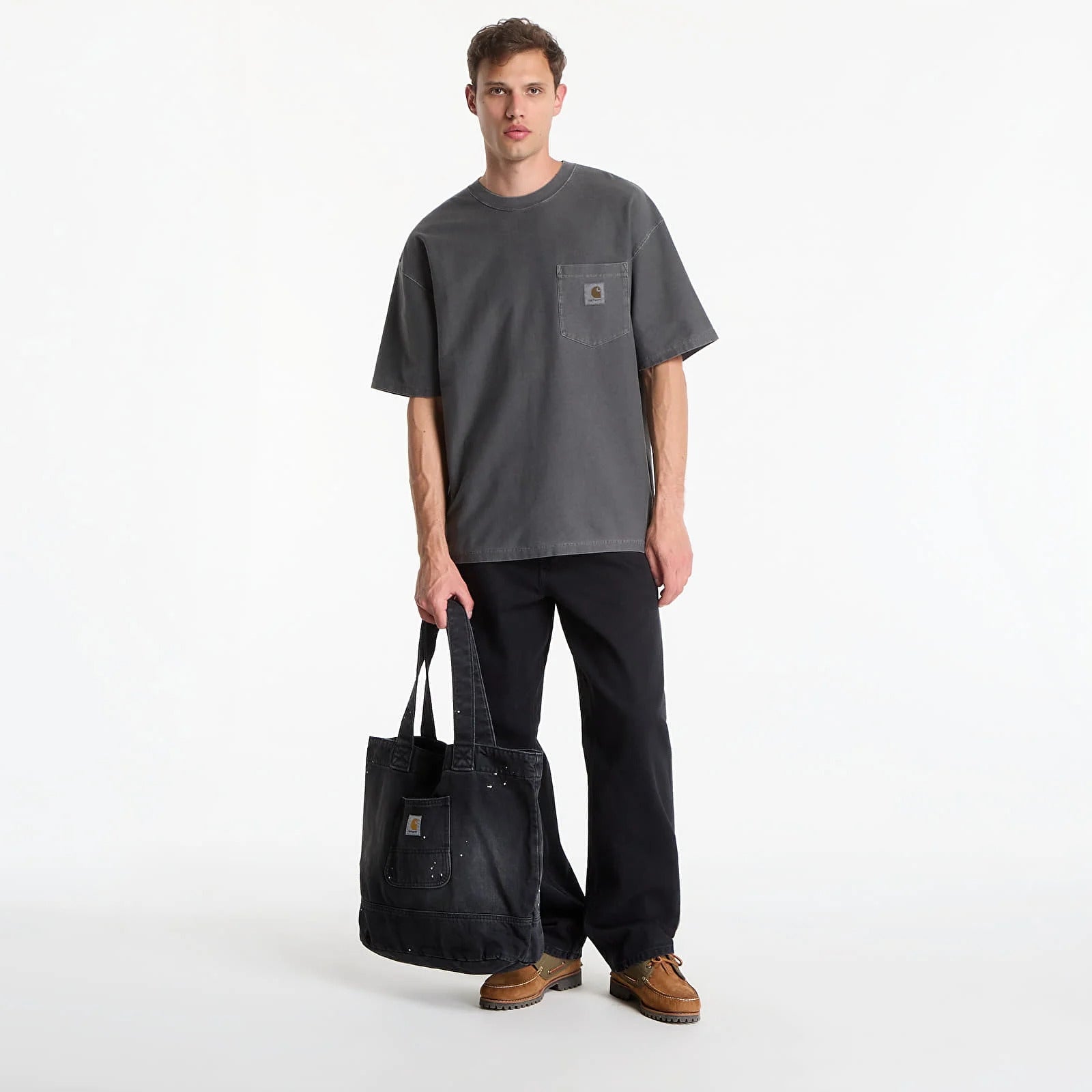 T Shirt Carhartt Loose PKT Black