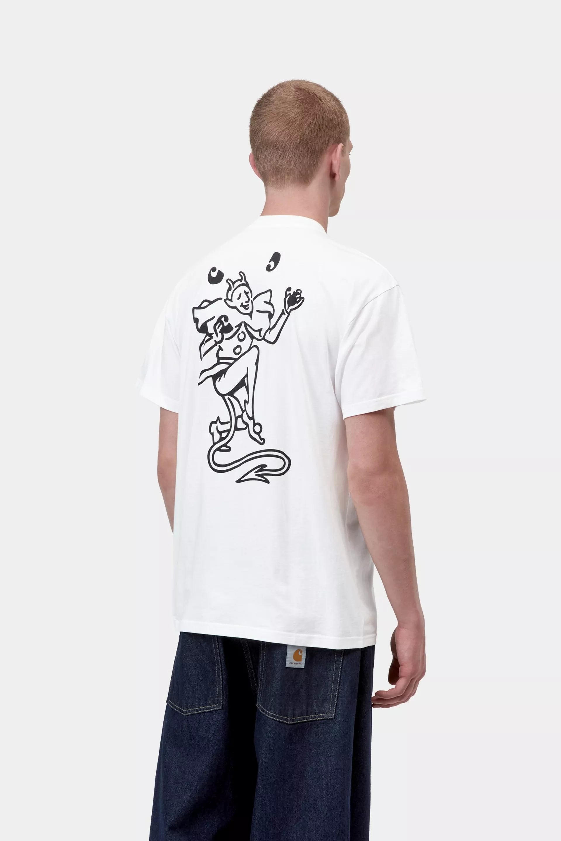 T Shirt Carhartt Playing Cards White