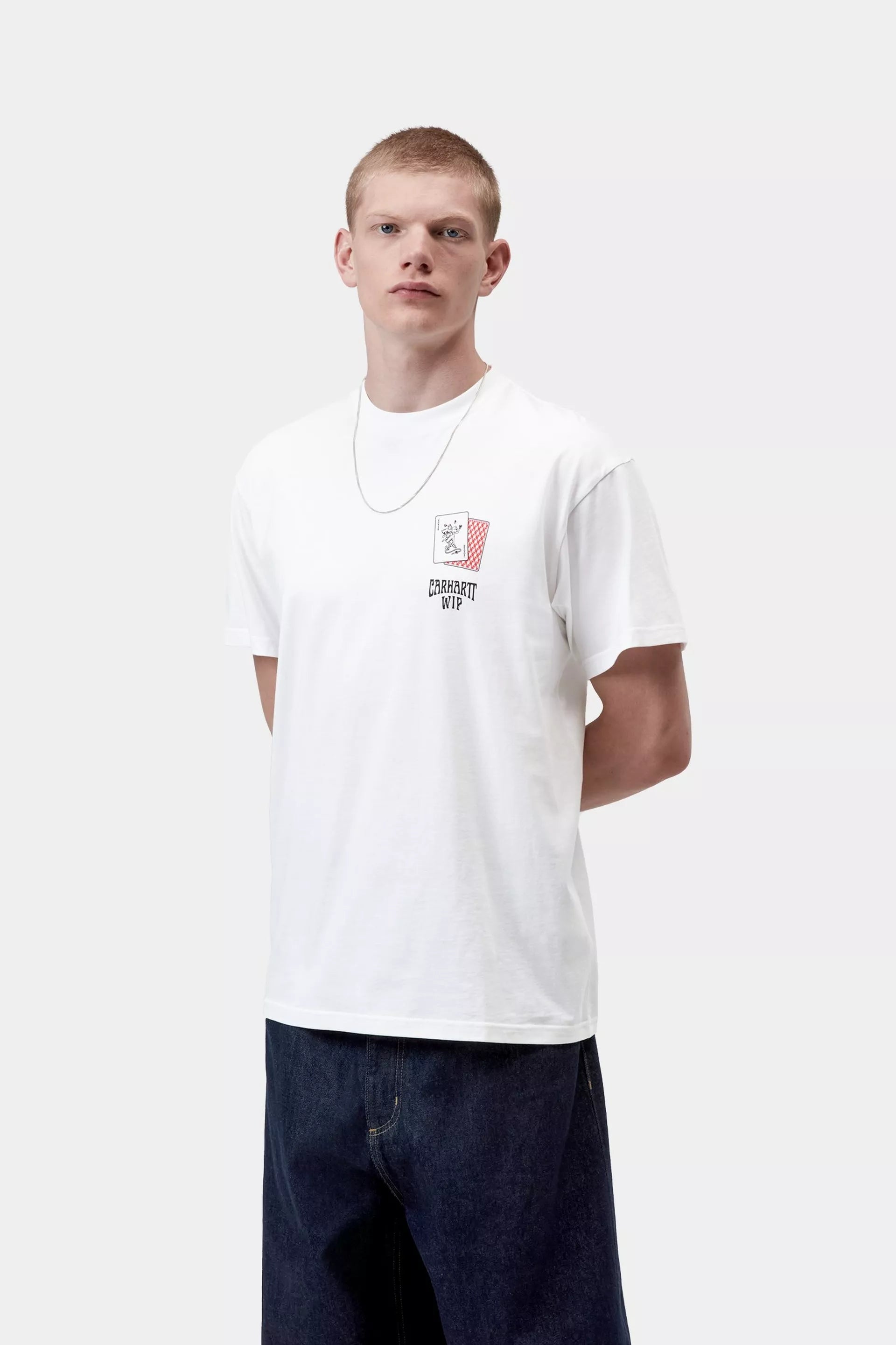 T Shirt Carhartt Playing Cards White