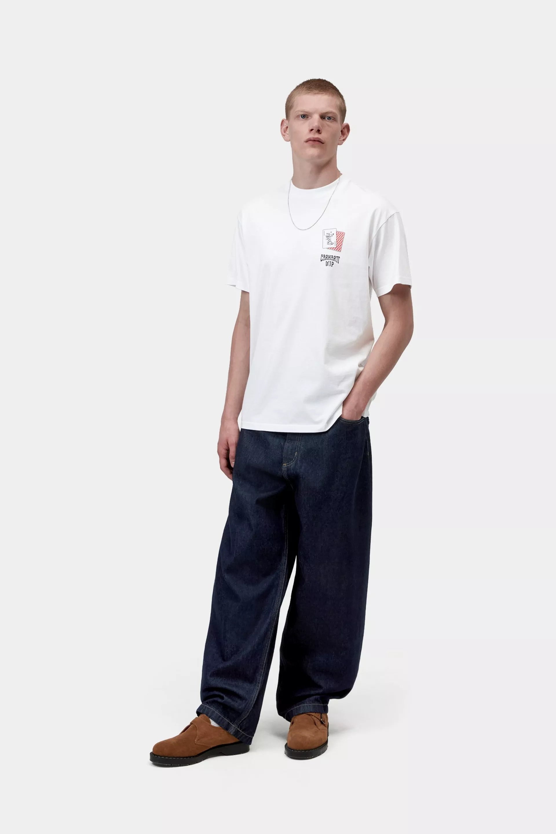 T Shirt Carhartt Playing Cards White