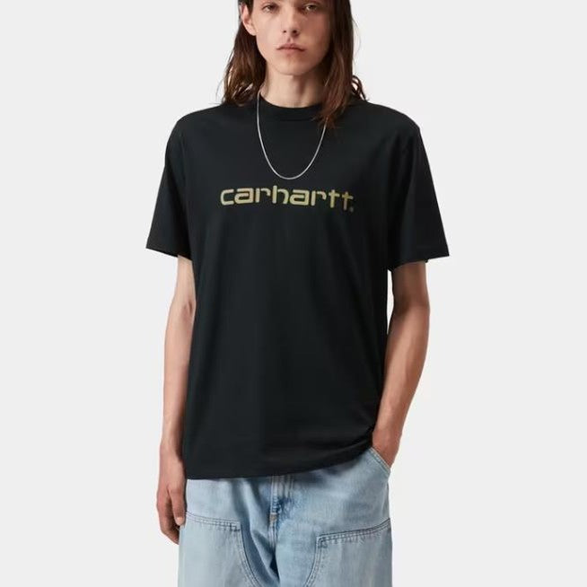 T Shirt Carhartt Script Navy