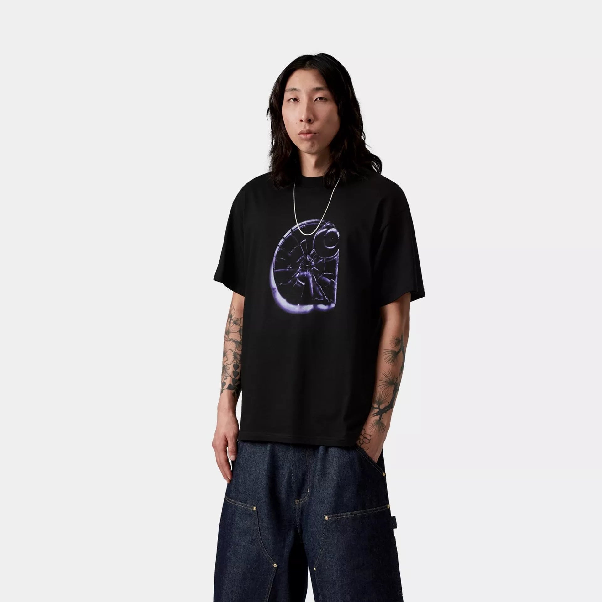 T Shirt Carhartt Shattered SS Blk