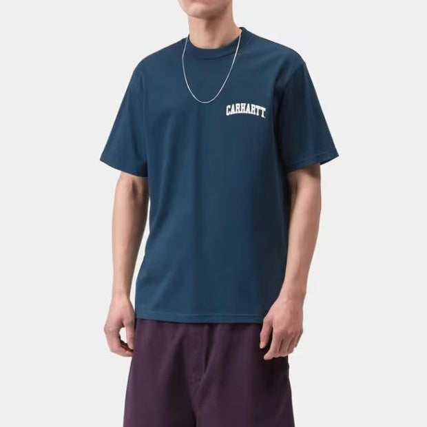 T Shirt Carhartt University Script Blue