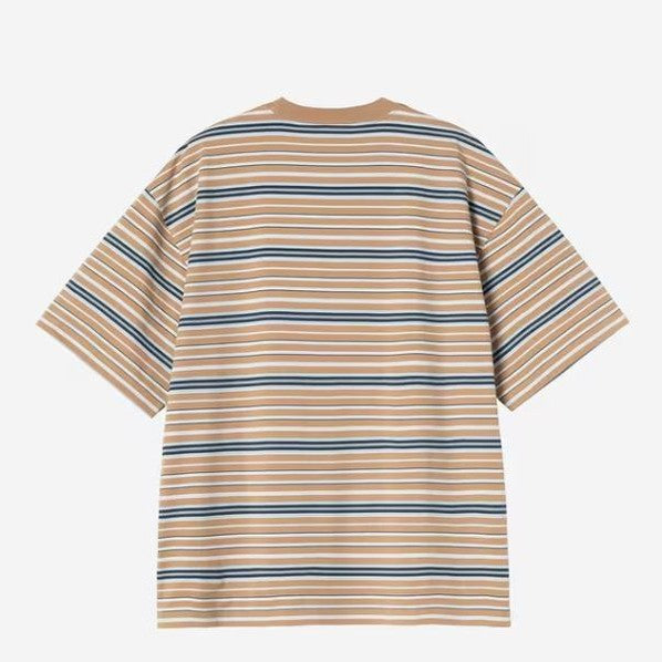 T Shirt Carhartt Zane Stripe Beige