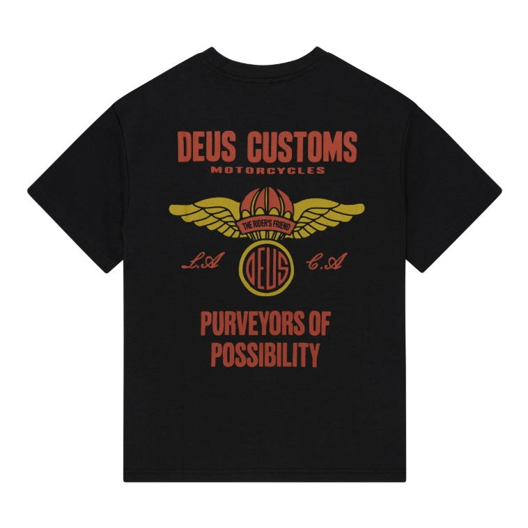 T-Shirt Deus Ex Machina Cutaway Black