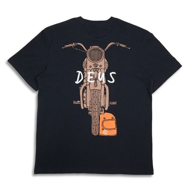 T-Shirt Deus Ex Machina Frontage Black