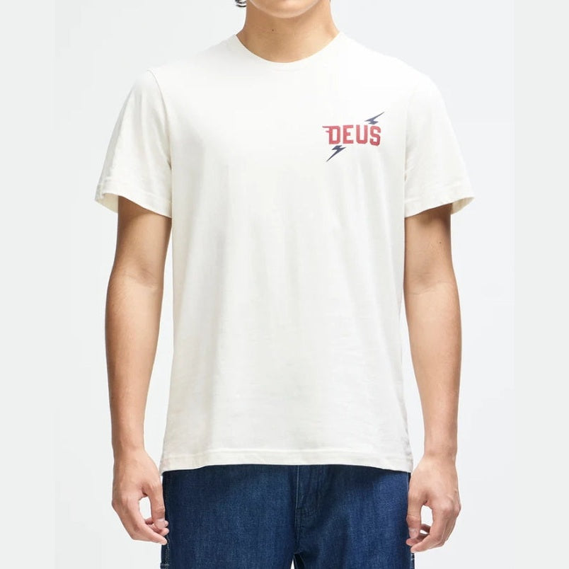 T-Shirt Deus Ex Machina Global Spark White