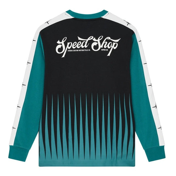 T-Shirt Deus Ex Machina Trife Life Moto Jersey Black