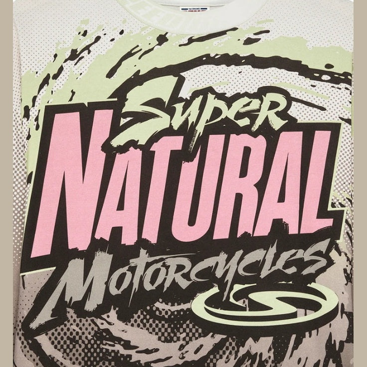 T-Shirt Deus Ex Machina Walkover Moto Jersey Brown