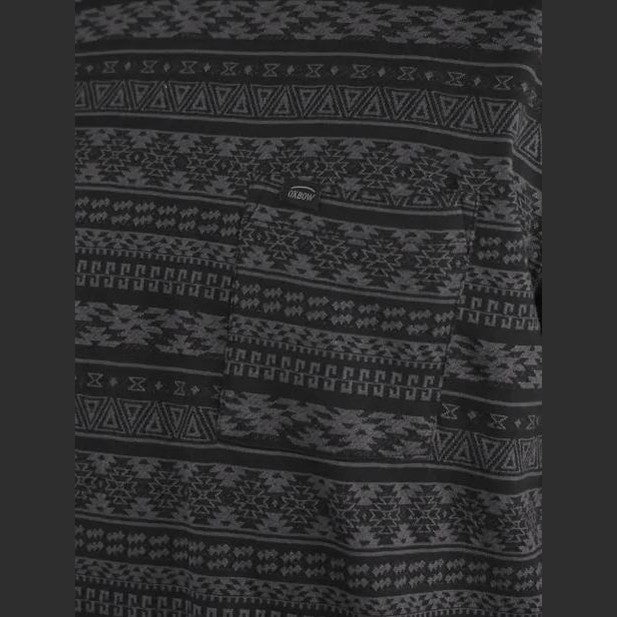 T Shirt Oxbow Lineup Jacquard Noir