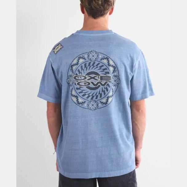 T Shirt Oxbow Symbol Faded Blue
