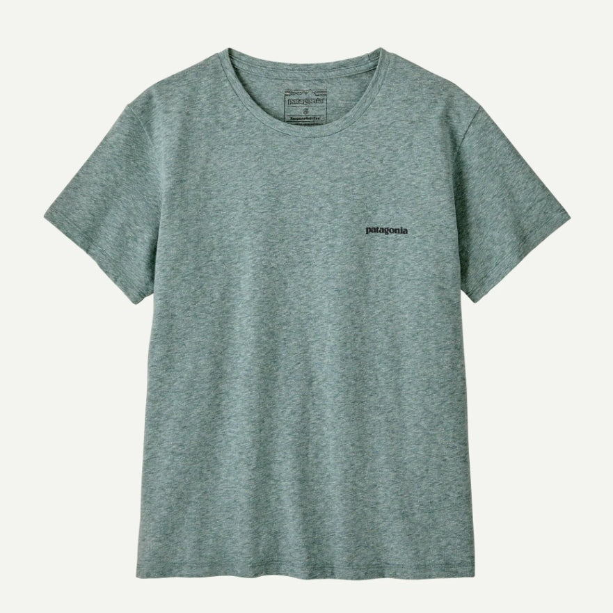 T-Shirt Patagonia Logo Resp Green