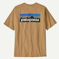 T Shirt Patagonia P-6 Logo Responsibili-Tee Beige