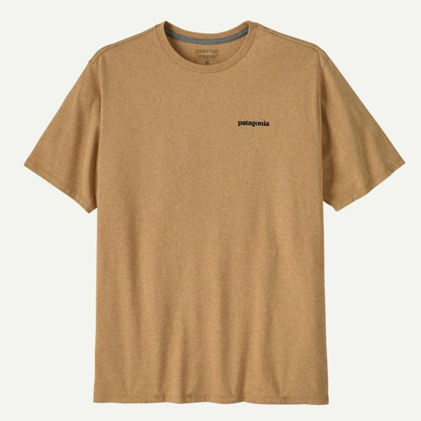 T Shirt Patagonia P-6 Logo Responsibili-Tee Beige