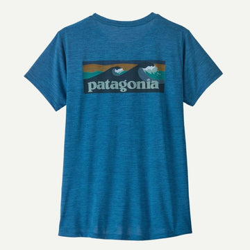 T-Shirt Patagonia W Cap Cool Blue
