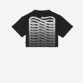 T-Shirt Propaganda Ribs Cropped Black
