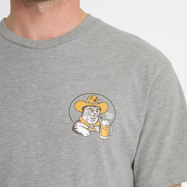 T-Shirt Volcom Meowdy HTH Gray