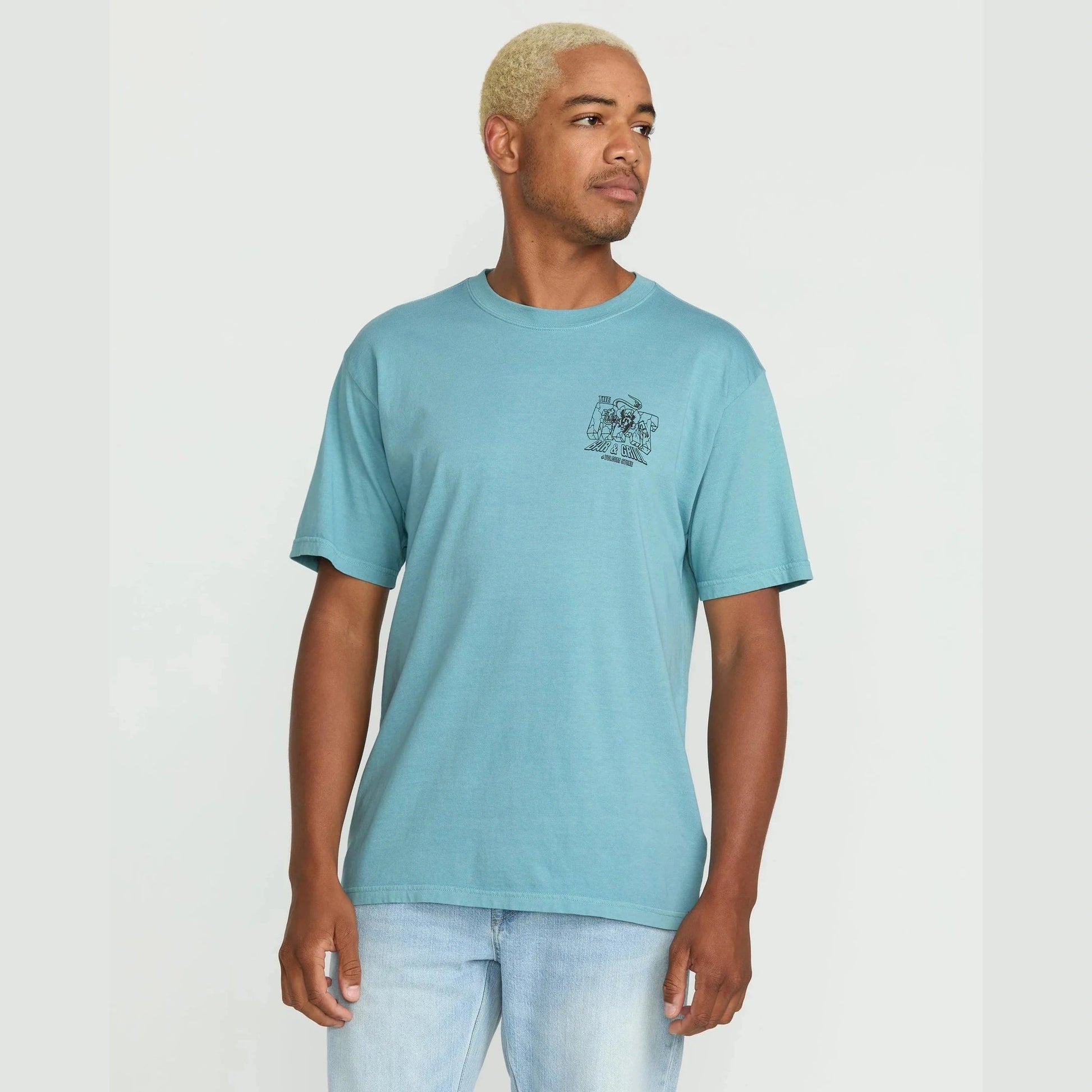 T-Shirt Volcom Rat Bar Sky Blue