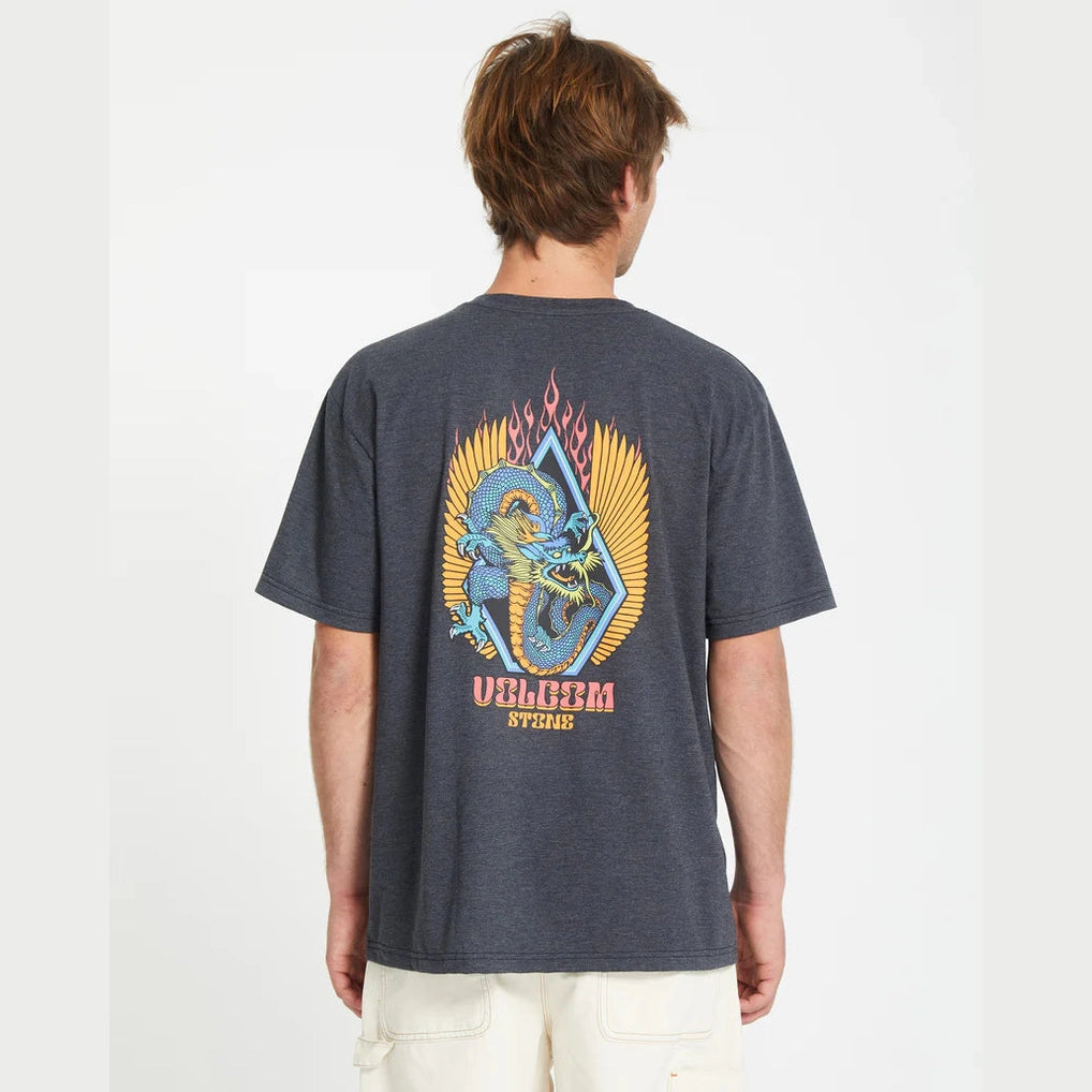 T-Shirt Volcom Sure Thing HTH Black