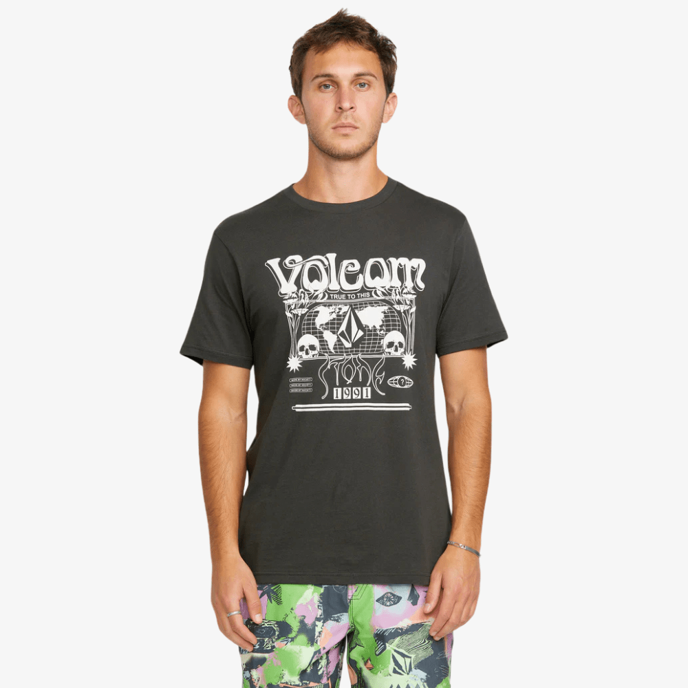 T-Shirt Volcom Worldly Gray