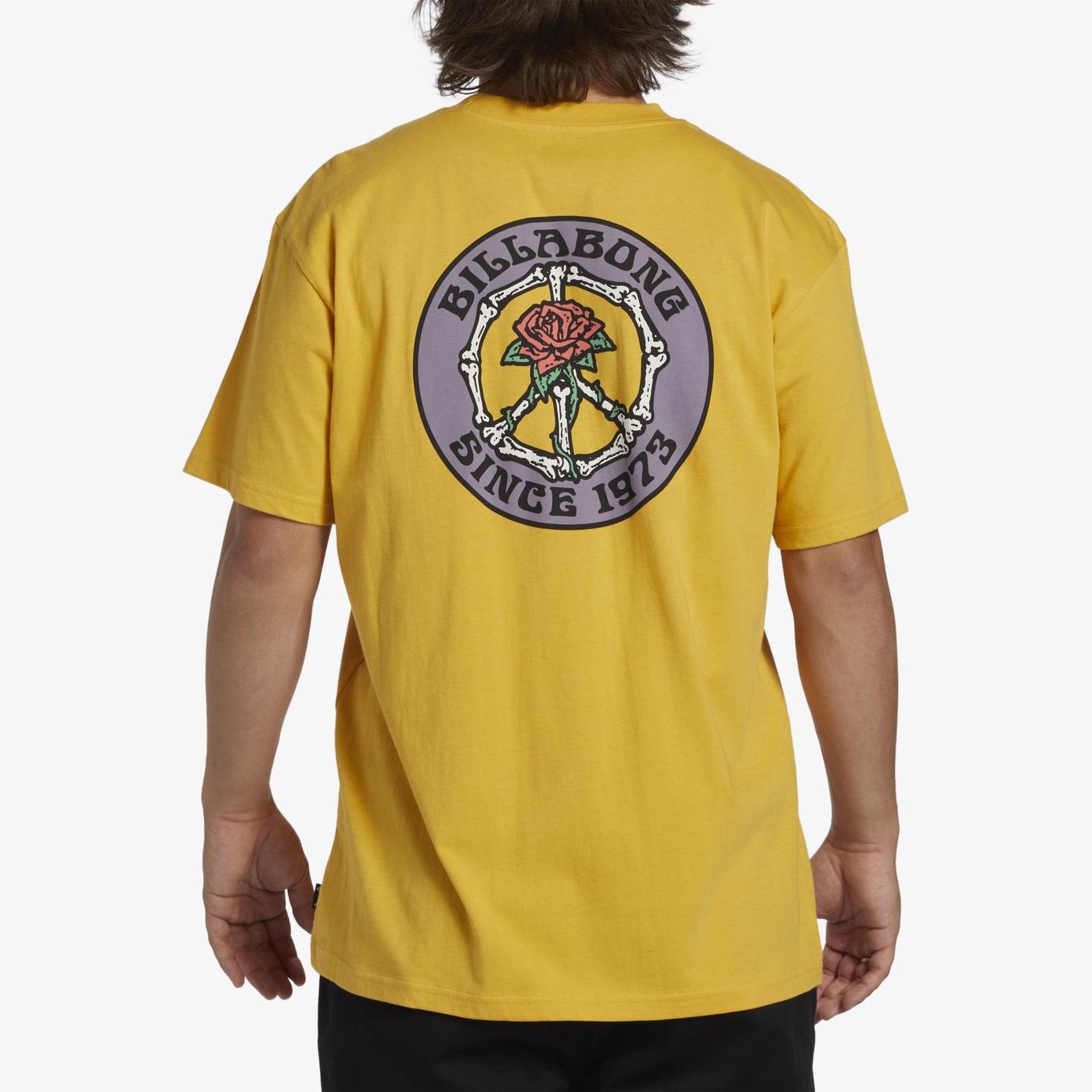 T-shirt Billabong Bonez yellow