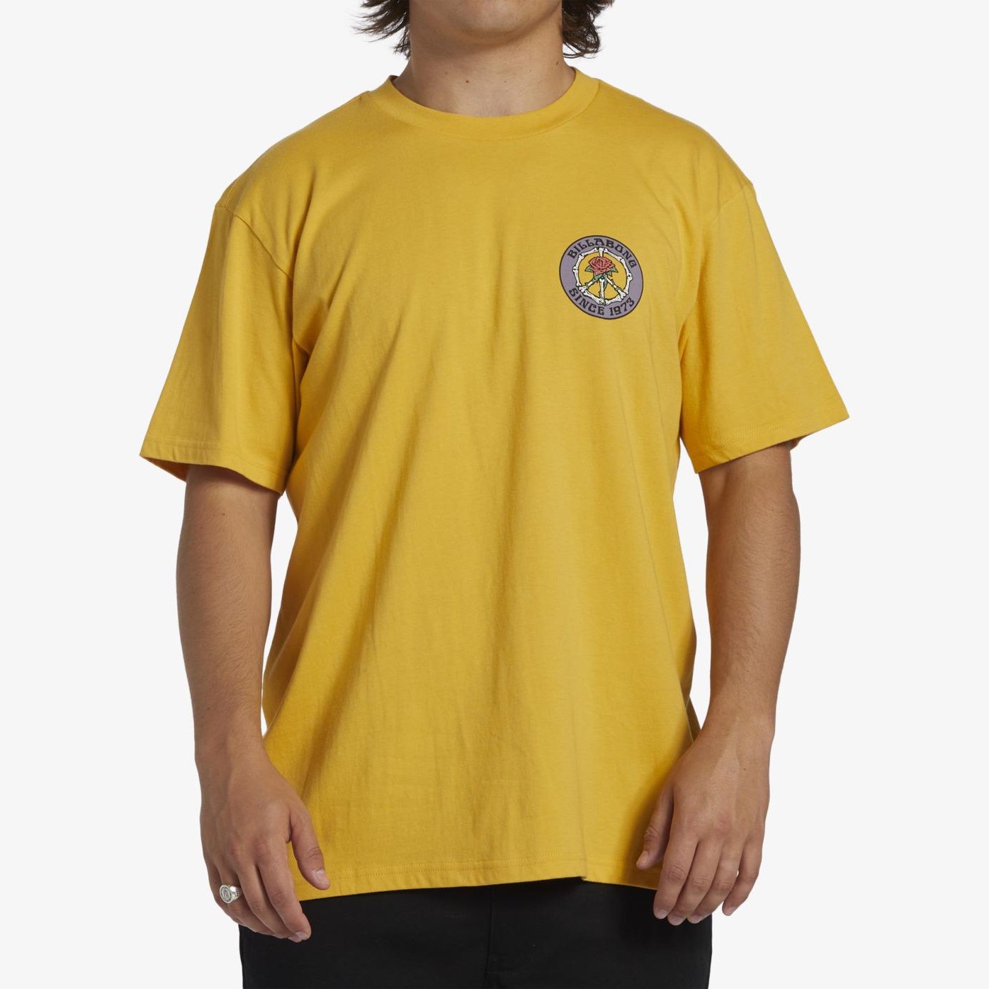 T-shirt Billabong Bonez yellow
