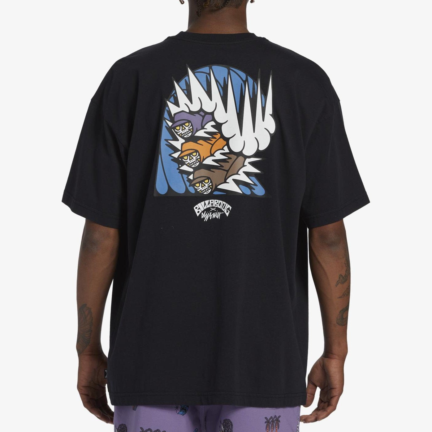T-shirt Billabong Party Wave black