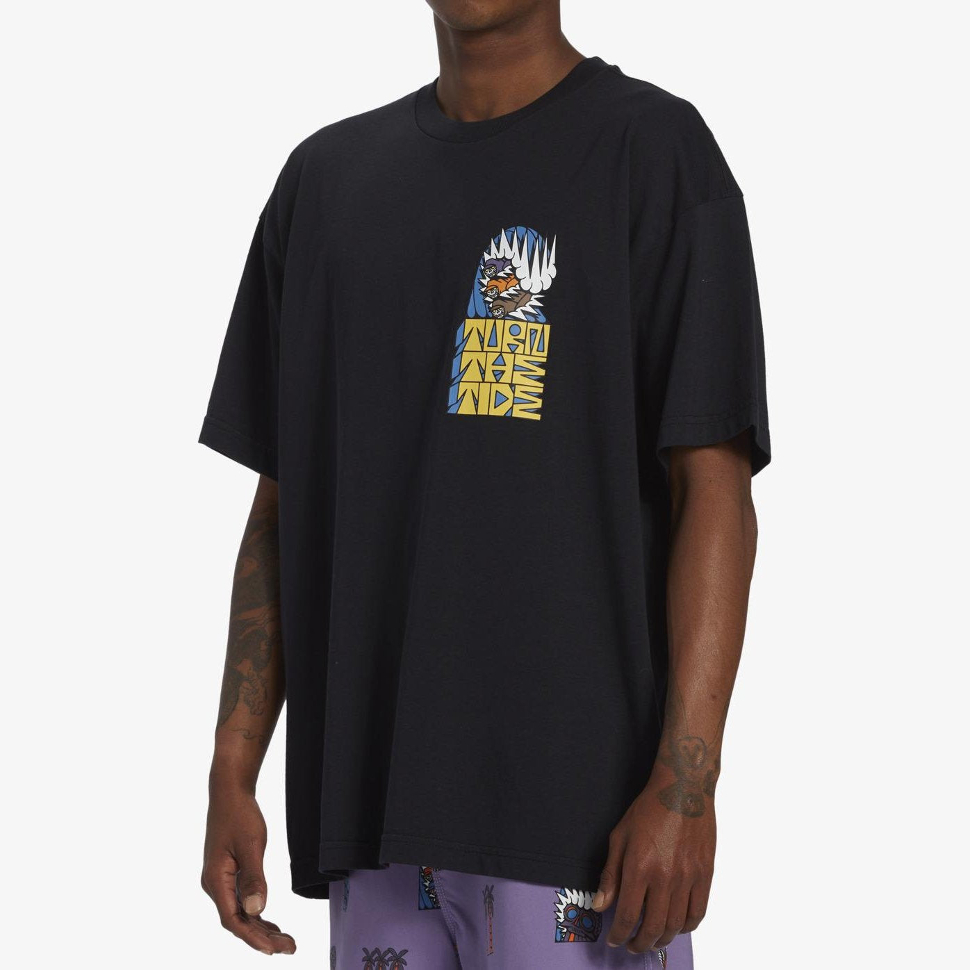 T-shirt Billabong Party Wave black