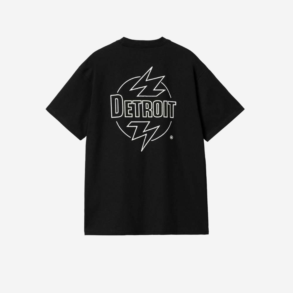 T-shirt Carhartt Ablaze black wax