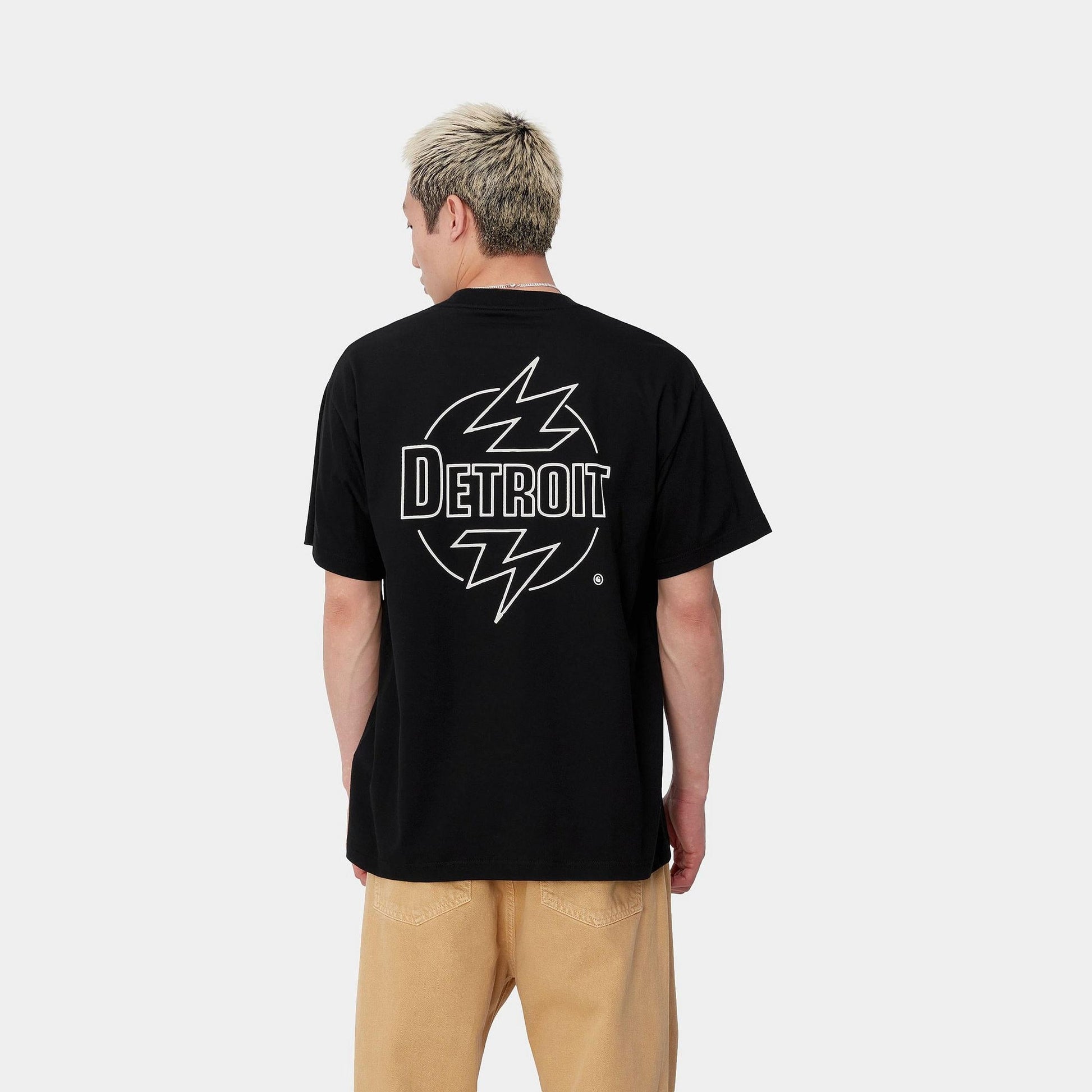 T-shirt Carhartt Ablaze black wax