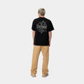 T-shirt Carhartt Ablaze black wax
