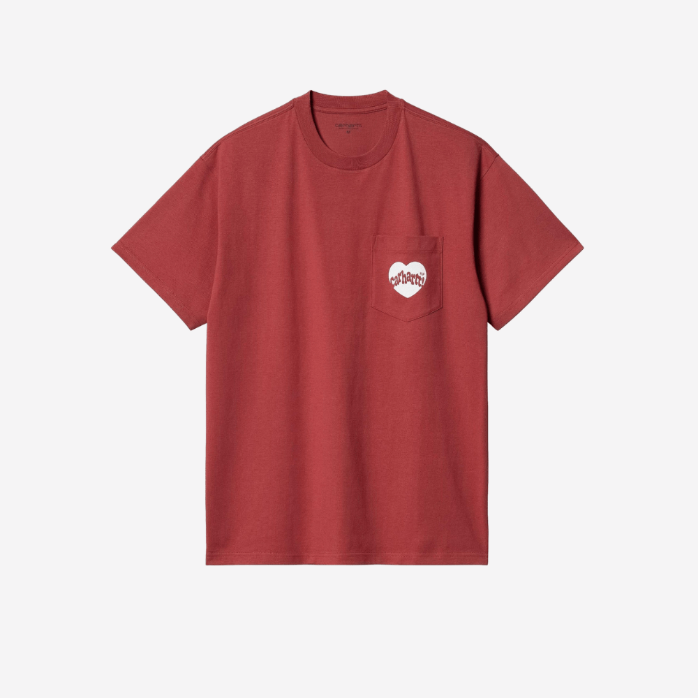 T-shirt Carhartt Amour Pocket tuscany white