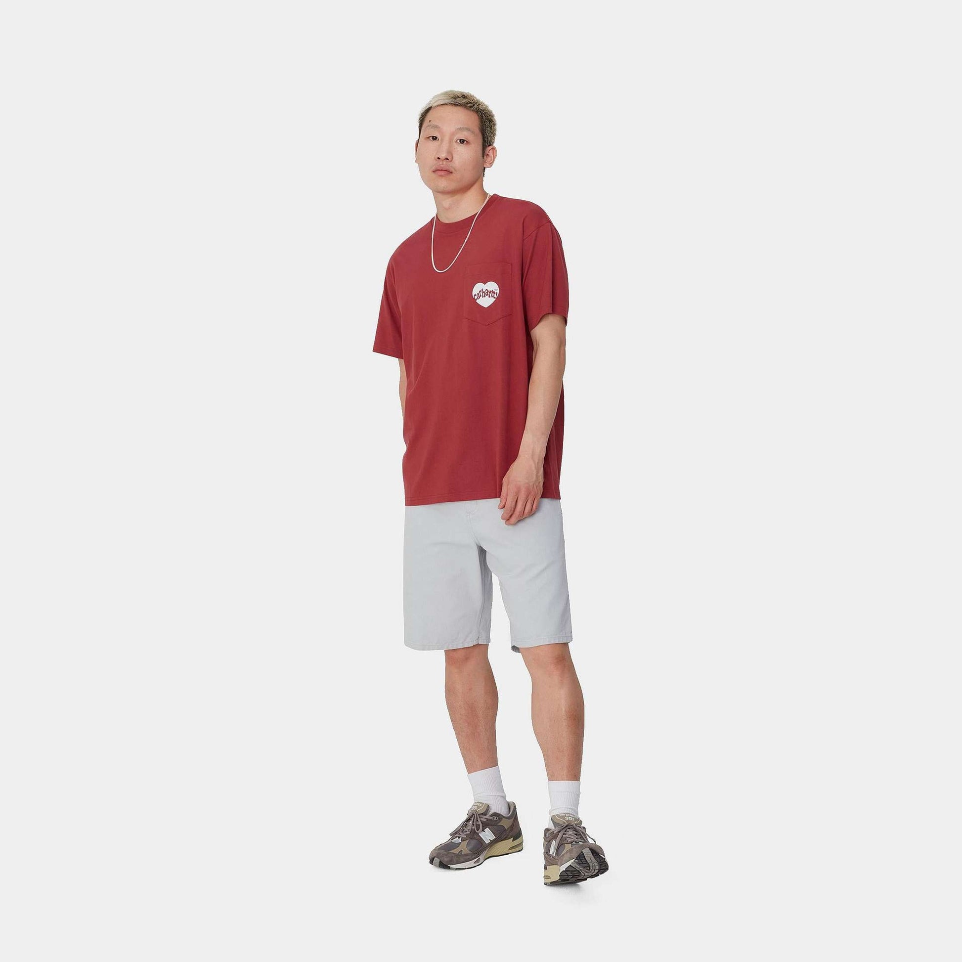 T-shirt Carhartt Amour Pocket tuscany white