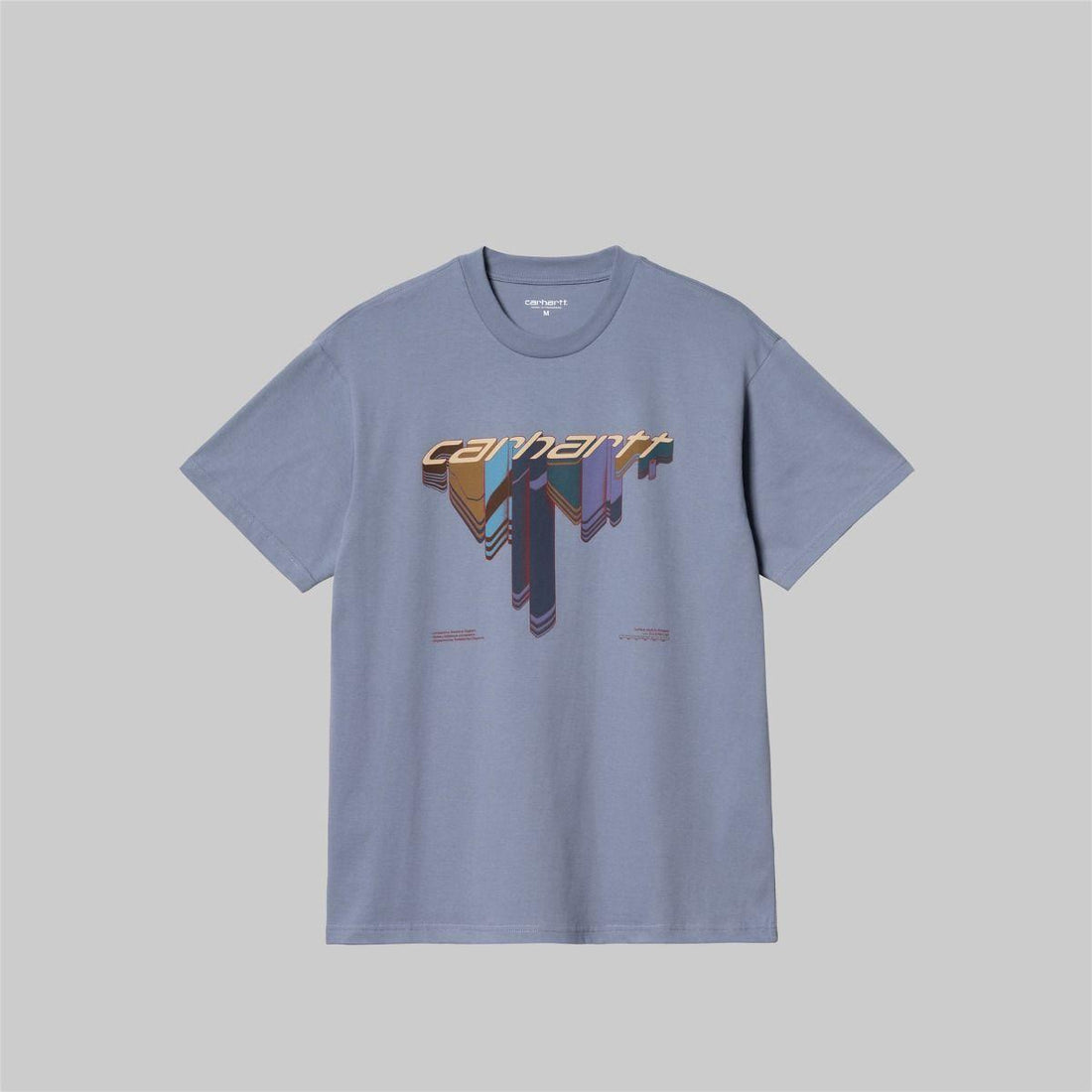 T-shirt Carhartt Diagram Script bay blue