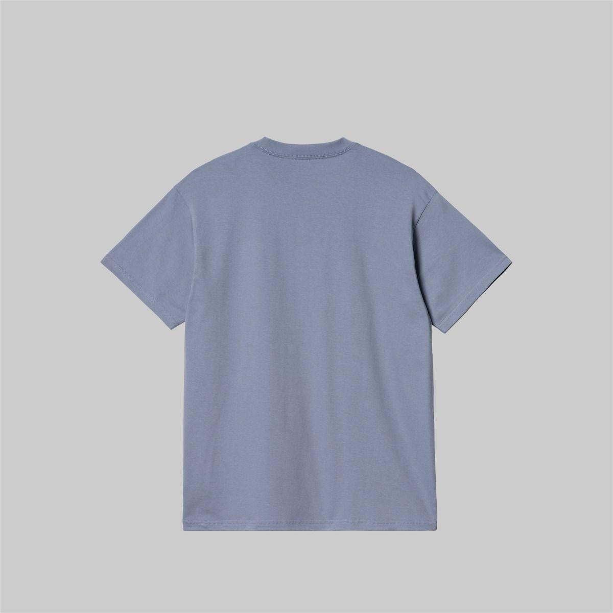 T-shirt Carhartt Diagram Script bay blue