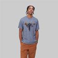 T-shirt Carhartt Diagram Script bay blue