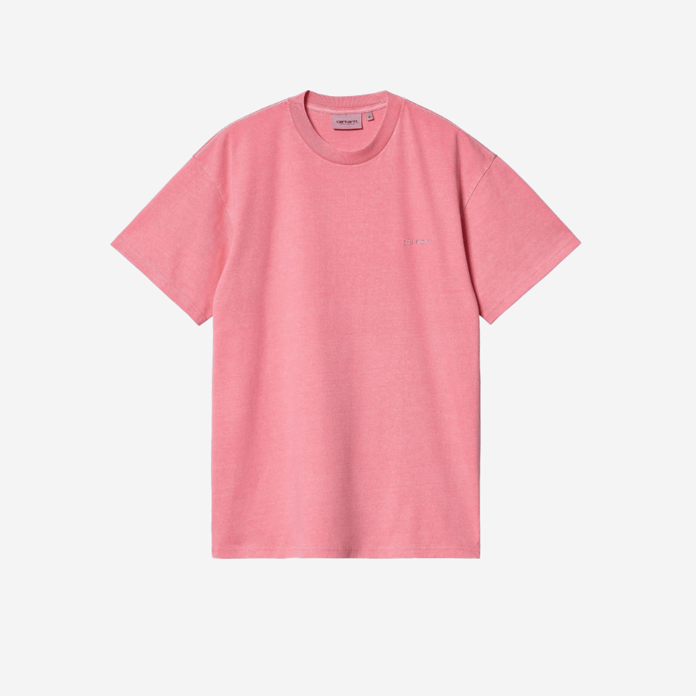 T-shirt Carhartt Duster Script charm pink dyed