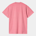 T-shirt Carhartt Duster Script charm pink dyed