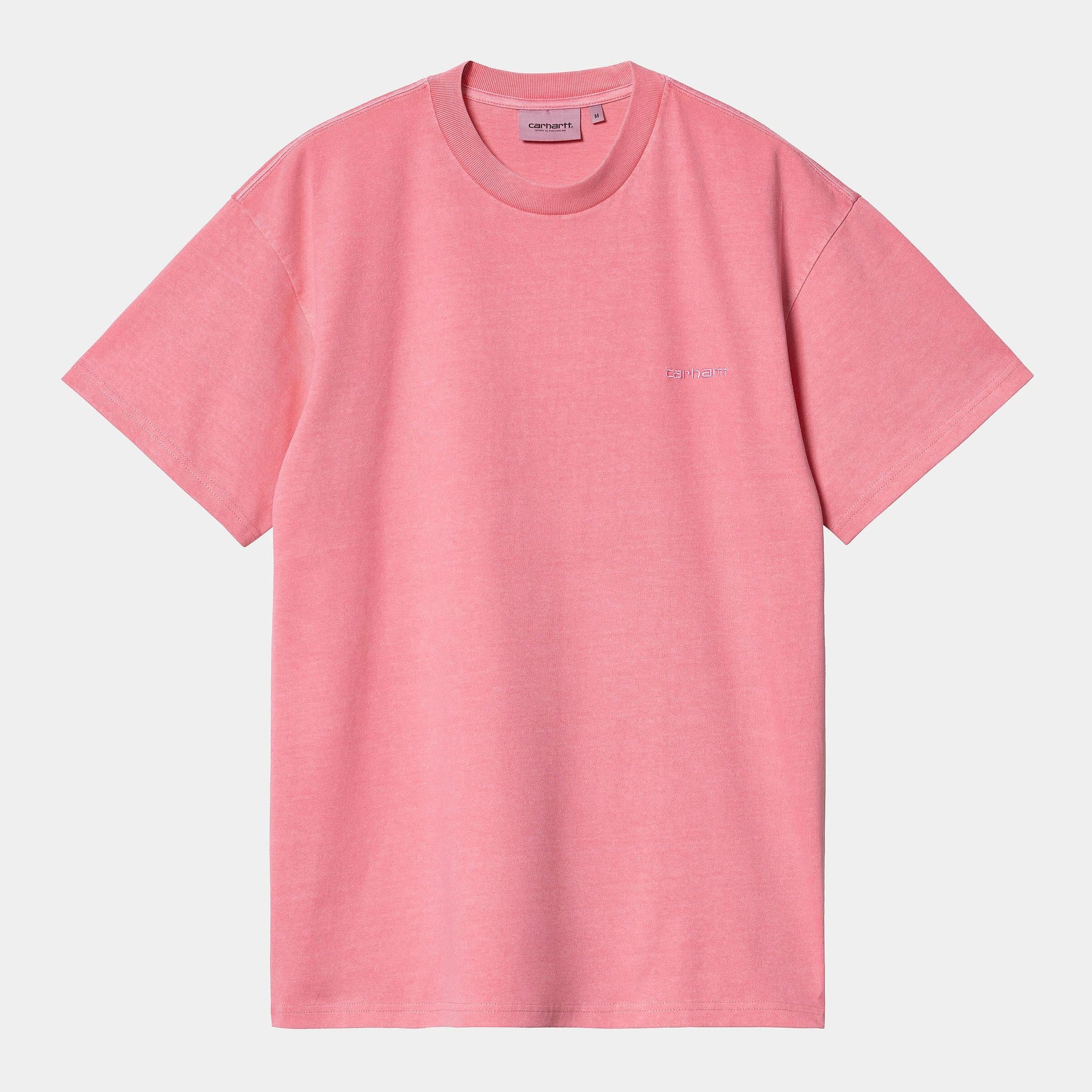 T-shirt Carhartt Duster Script charm pink dyed