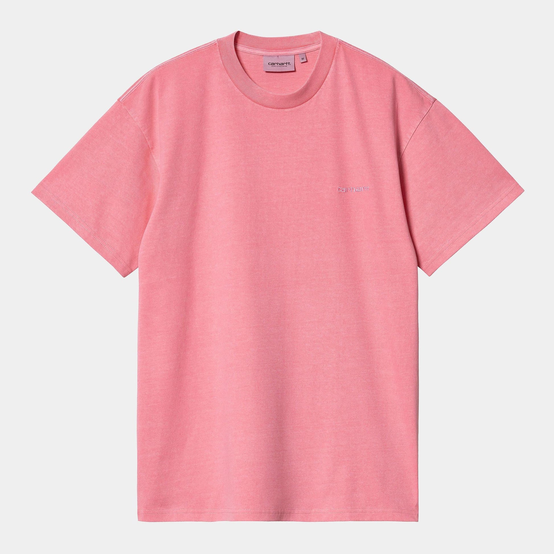 T-shirt Carhartt Duster Script charm pink dyed