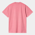 T-shirt Carhartt Duster Script charm pink dyed