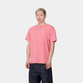 T-shirt Carhartt Duster Script charm pink dyed