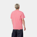 T-shirt Carhartt Duster Script charm pink dyed