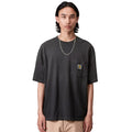 T-shirt Carhartt Hudson pocket chalk washed