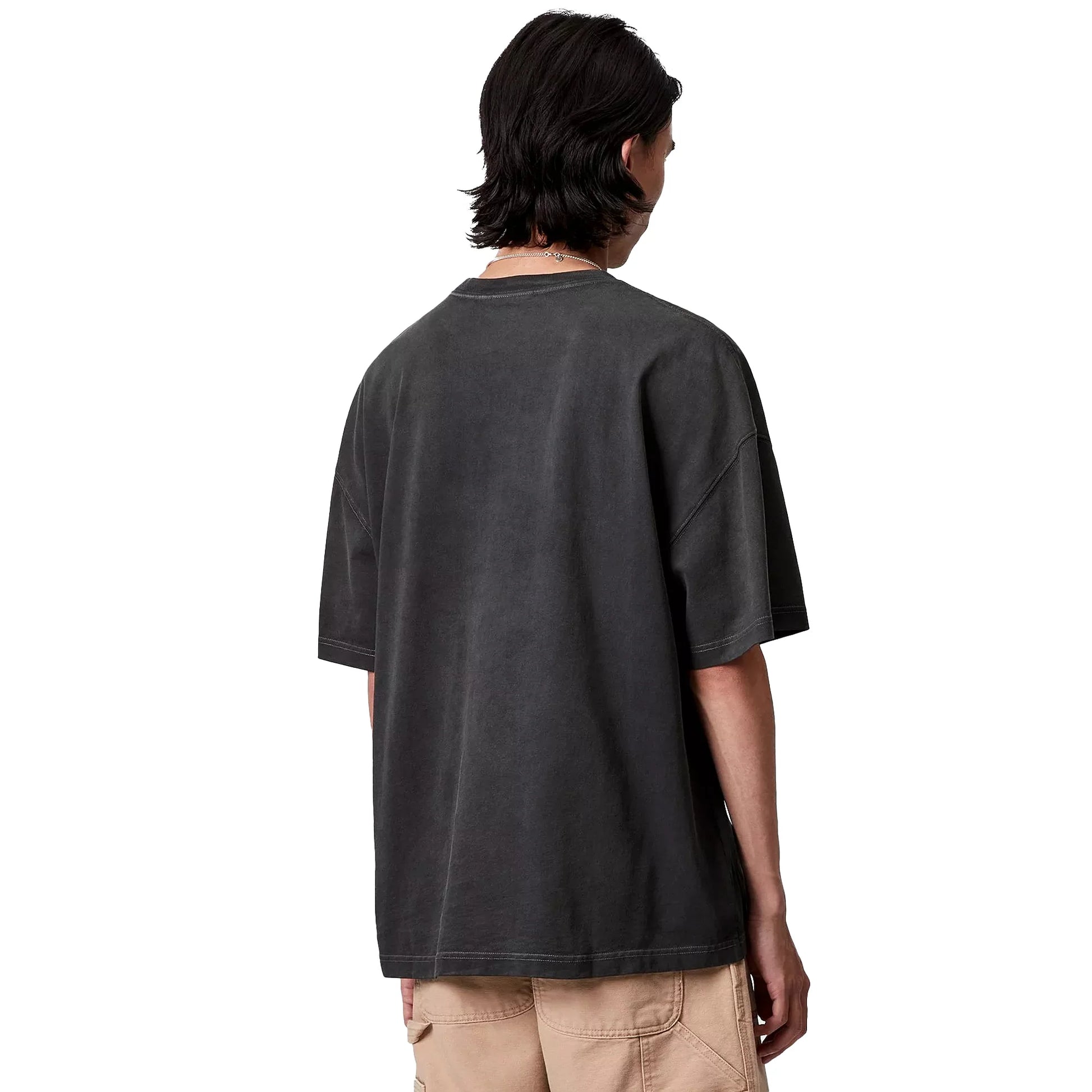 T-shirt Carhartt Hudson pocket chalk washed