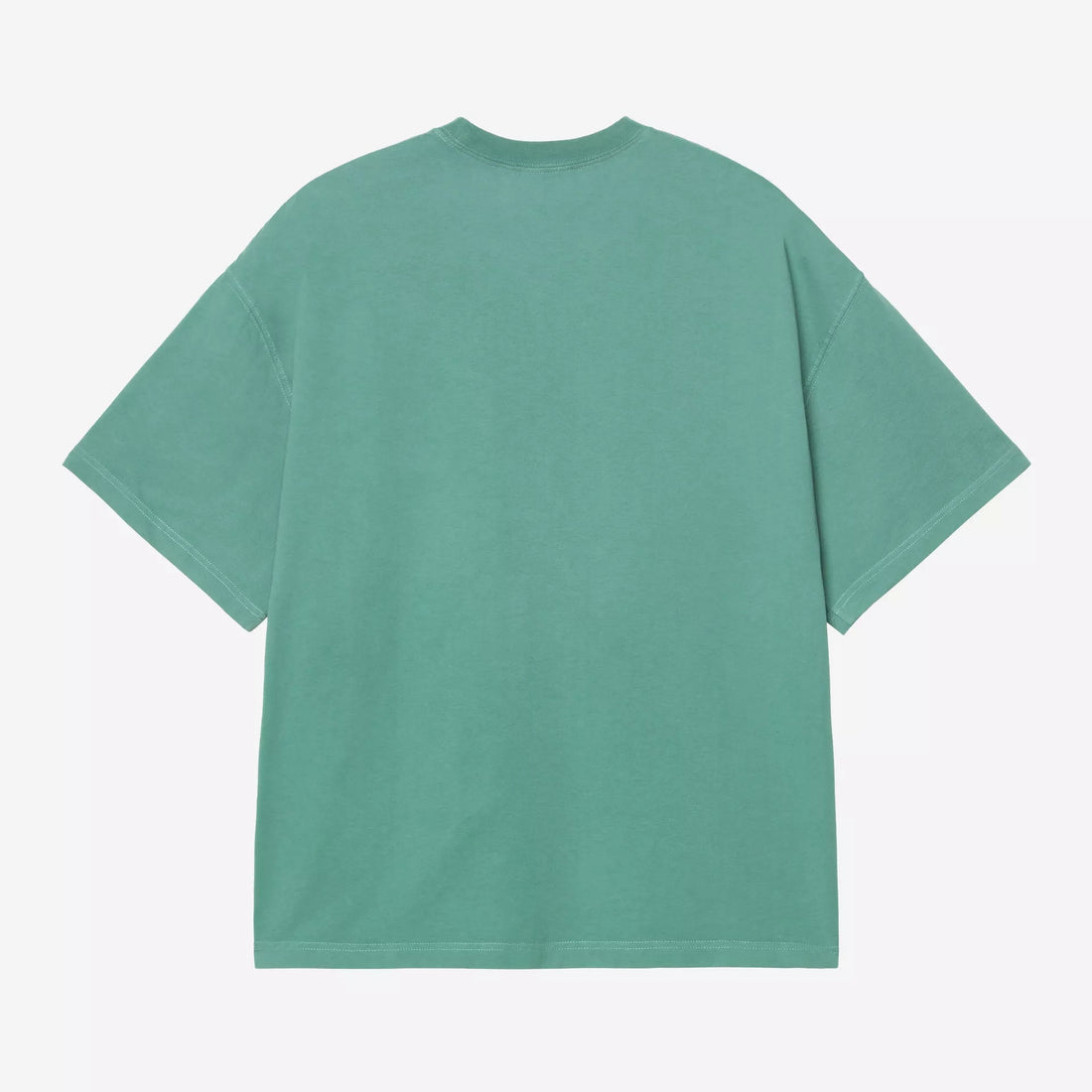 T-shirt Carhartt Hudson pocket chalk washed green