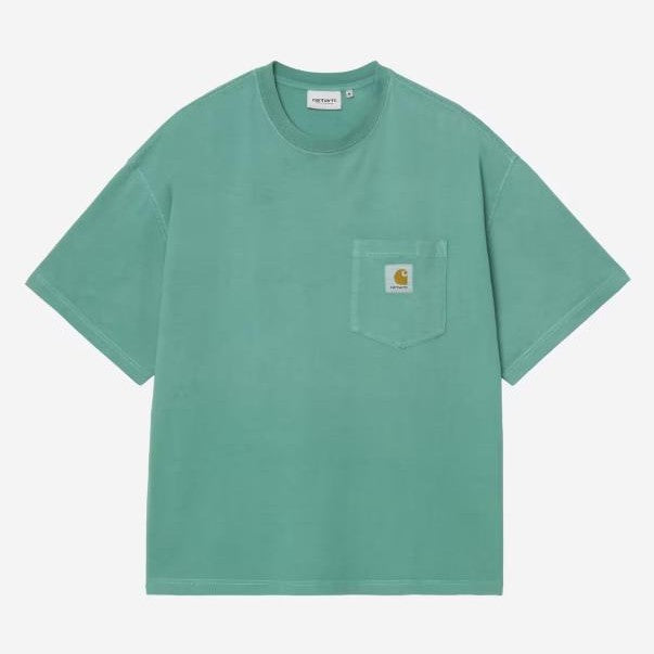 T-shirt Carhartt Hudson saguaro chalk washed