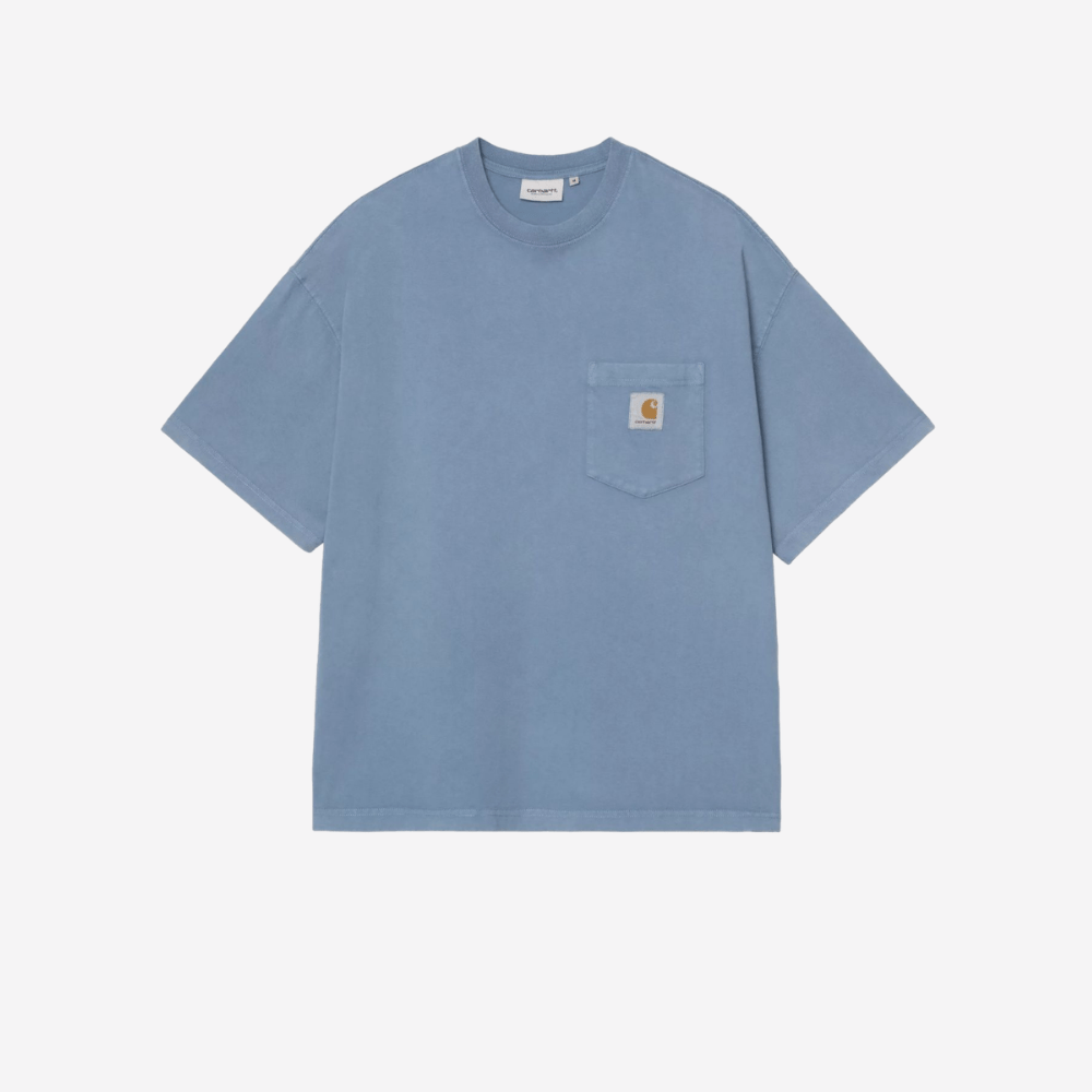 T-shirt Carhartt Hudson sorrent chalk washed