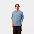 T-shirt Carhartt Hudson sorrent chalk washed