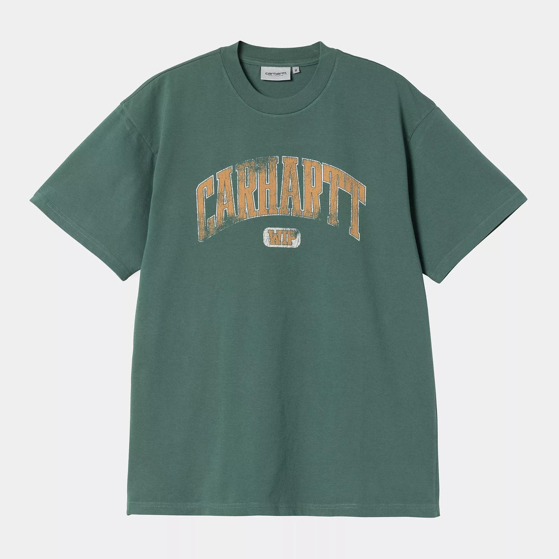 T-shirt Carhartt Lecture silver pine wash